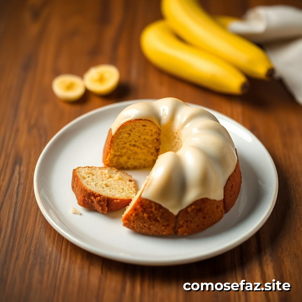 Como fazer um bolo de banana perfeito