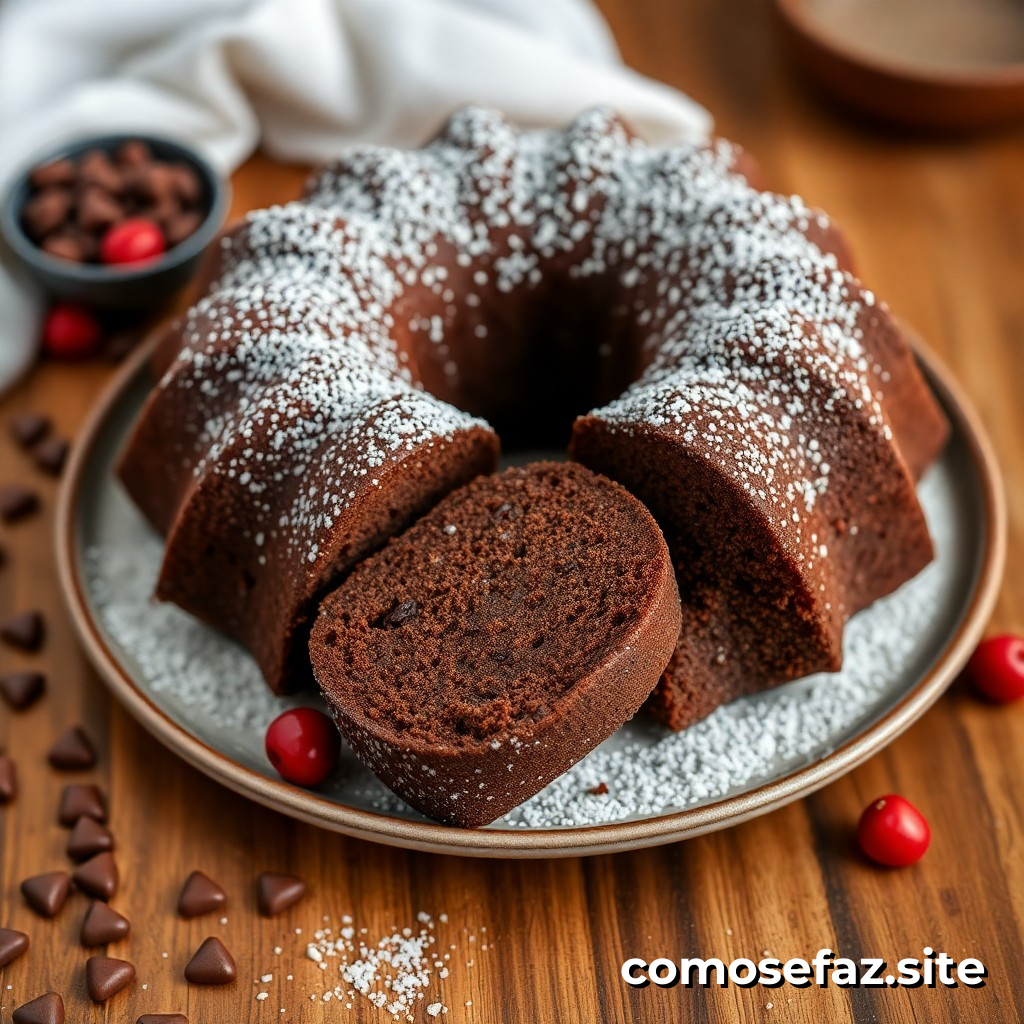 Como fazer um bolo de chocolate sem farinha