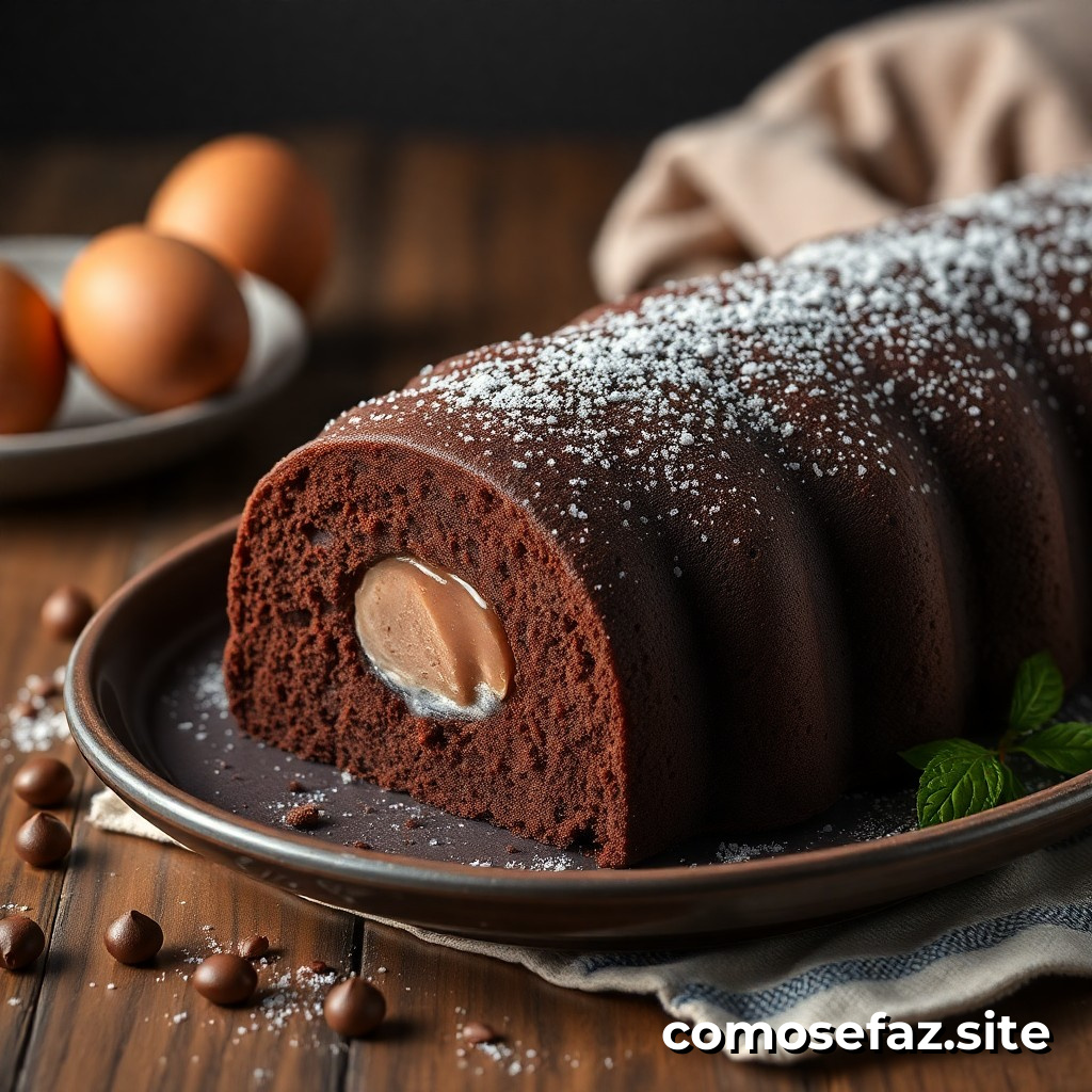 Como fazer um bolo de chocolate sem ovos