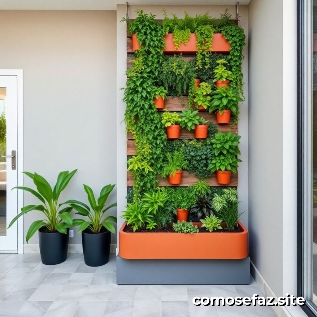 Como fazer um jardim vertical em casa de forma eficaz