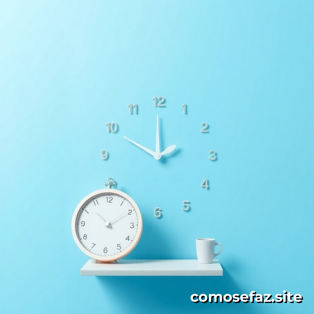 Como organizar meu tempo de forma eficaz