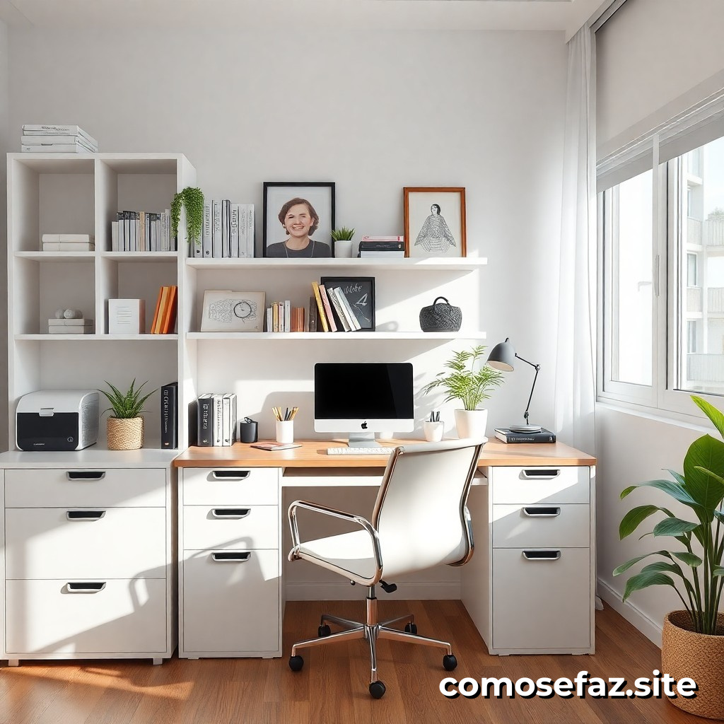 Como organizar um escritório em casa de forma eficaz