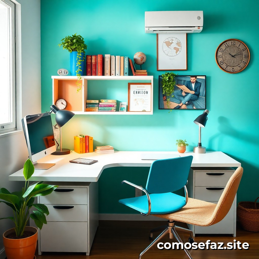 Como organizar um espaço de trabalho em casa de forma eficaz