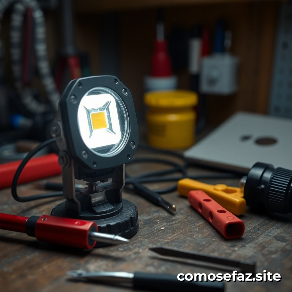 Como trocar uma lâmpada LED