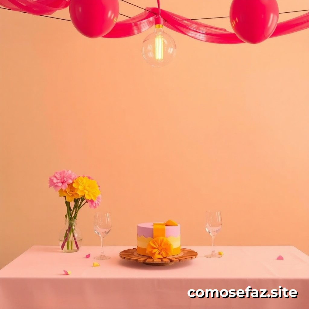 Passo a passo para organizar um evento de aniversário em casa de forma eficaz